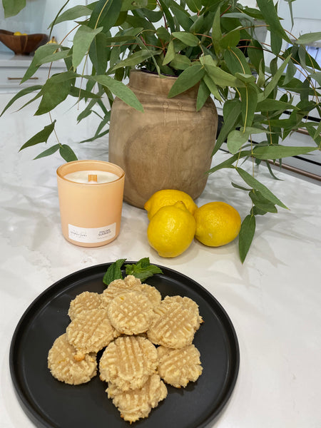 Italian Summer candle + 3 ingredient Lemon Cookies= The Perfect Summer